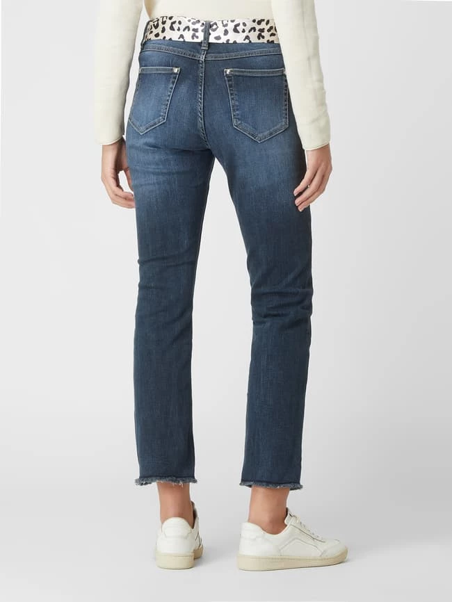 Blue Monkey Straight Fit Cropped Jeans Mit Stretch-Anteil Modell 'Sandy' - Dunkelblau 7 Blue Monkey Straight Fit Cropped Jeans Mit Stretch-Anteil Modell 'Sandy' - Dunkelblau – Bild 5