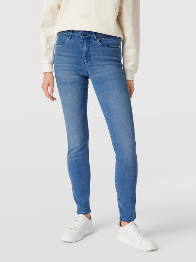 Brax Slim Fit Jeans Mit Label-Detail Modell 'Shakira' - Blau 6 Brax Slim Fit Jeans Mit Label-Detail Modell 'Shakira' - Blau – Bild 4