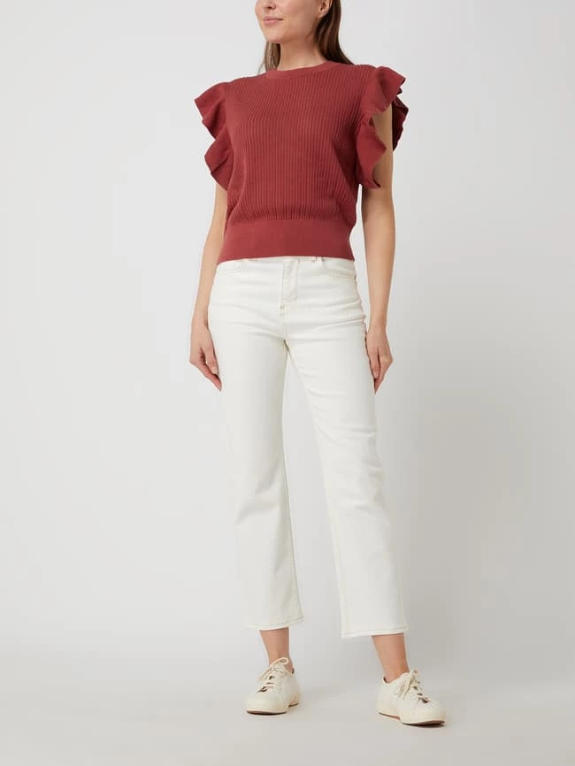 Garcia Cropped Jeans Mit Stretch-Anteil Modell 'Lusia' - Offwhite 3 Garcia Cropped Jeans Mit Stretch-Anteil Modell 'Lusia' - Offwhite
