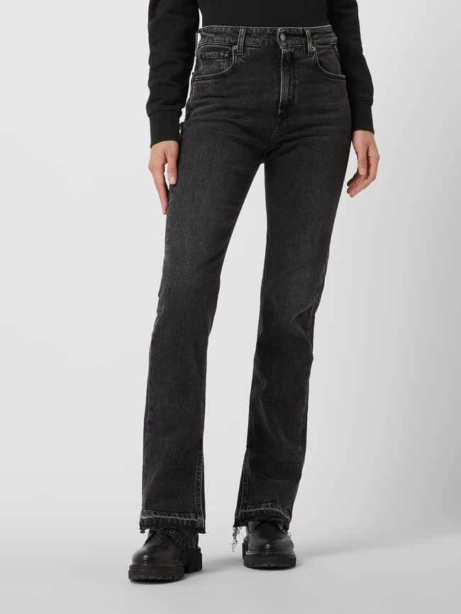 Replay Slim Flared Fit Jeans Mit Stretch-Anteil Modell 'Sharlin' - Anthrazit 6 Replay Slim Flared Fit Jeans Mit Stretch-Anteil Modell 'Sharlin' - Anthrazit – Bild 4