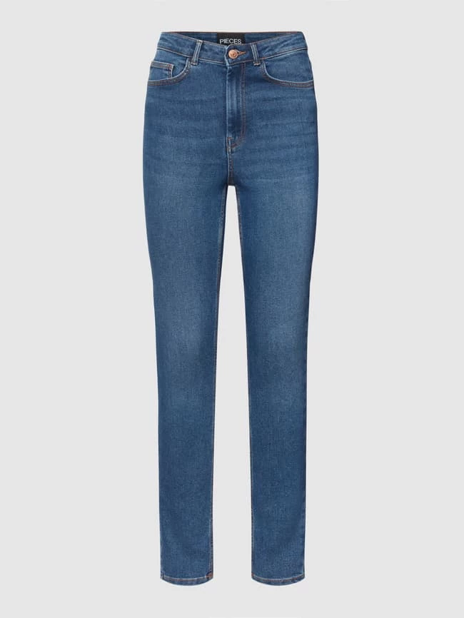 Pieces Skinny Fit Jeans Im 5-Pocket-Design - Jeans Meliert 4 Pieces Skinny Fit Jeans Im 5-Pocket-Design - Jeans Meliert – Bild 2