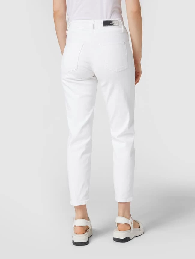 Cambio Cropped High Waist Jeans Im Straight Fit - Weiß 7 Cambio Cropped High Waist Jeans Im Straight Fit - Weiß – Bild 5