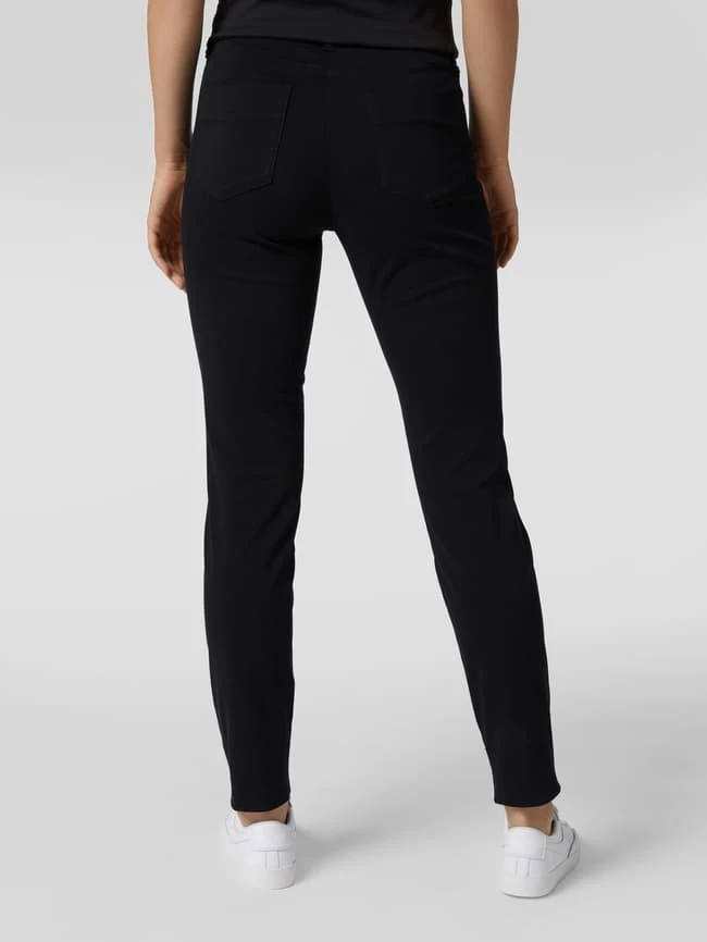 Luisa Cerano Skinny Fit Jeans Mit Umschlag - Schwarz 7 Luisa Cerano Skinny Fit Jeans Mit Umschlag - Schwarz – Bild 5