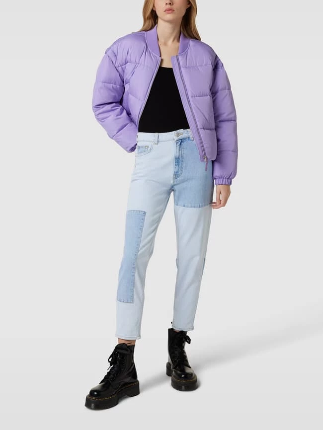 REVIEW Slim Fit Jeans Im Patchwork-Look - Bleu 3 REVIEW Slim Fit Jeans Im Patchwork-Look - Bleu