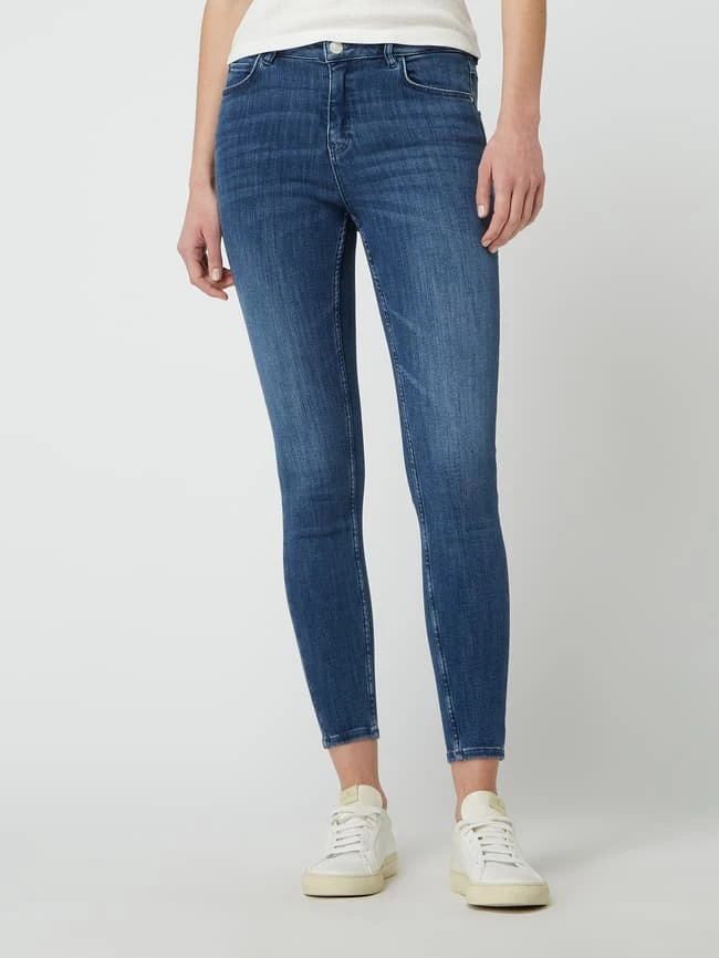 REVIEW High Waist Skinny Fit Jeans Mit Stretch-Anteil - Dunkelblau 6 REVIEW High Waist Skinny Fit Jeans Mit Stretch-Anteil - Dunkelblau – Bild 4