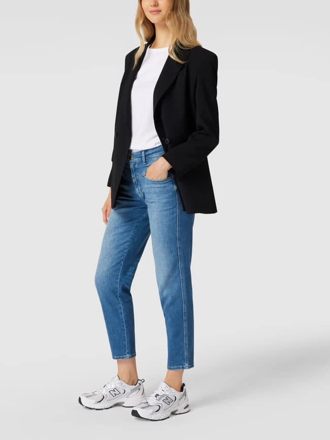 Cambio Straight Fit Jeans Mit Brand-Detail - Blau 3 Cambio Straight Fit Jeans Mit Brand-Detail - Blau