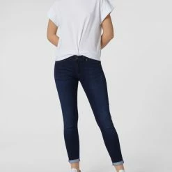 Mavi Jeans Cropped Super Skinny Fit Jeans Mit Stretch-Anteil Modell 'Lexy' - Dunkelblau