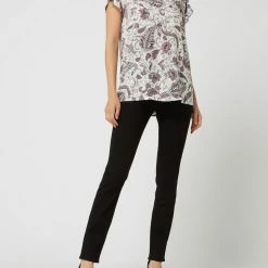 7 For All Mankind Shop 24 7 For All Mankind Jeans In Schmaler Passform Mit Stretch-Anteil Modell 'Roxanne' - Schwarz