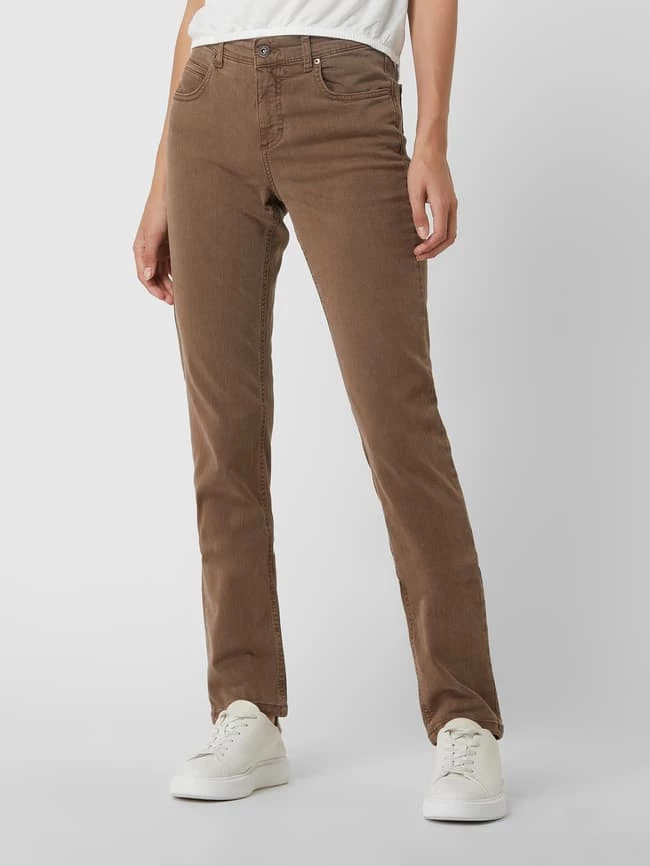 Angels Straight Fit Jeans Mit Lyocell-Anteil Modell 'Cici' - Mittelbraun 6 Angels Straight Fit Jeans Mit Lyocell-Anteil Modell 'Cici' - Mittelbraun – Bild 4