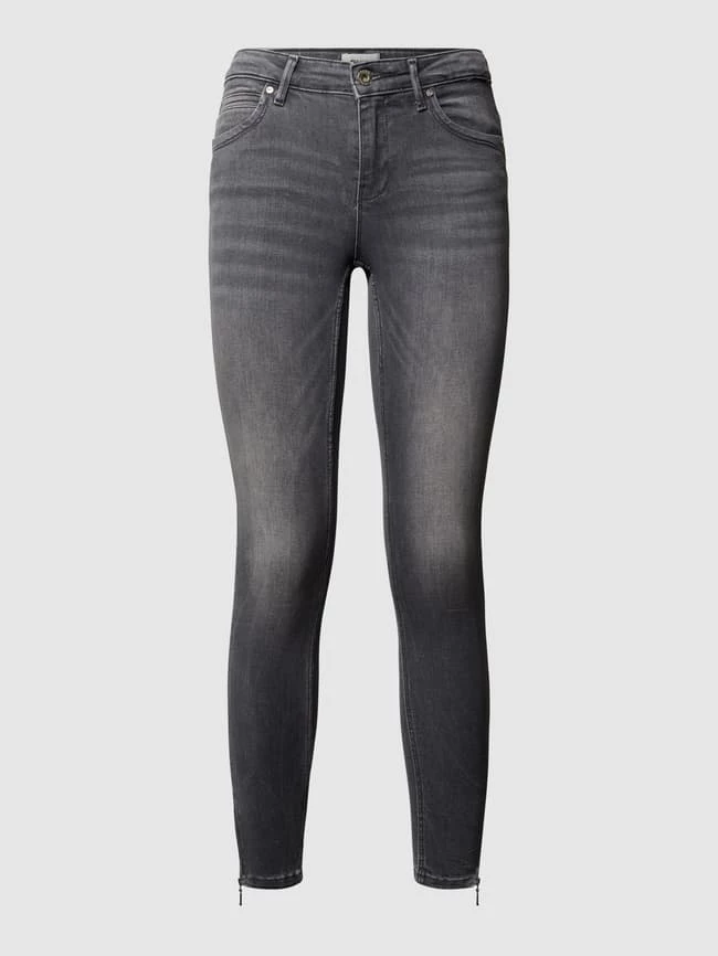 Only Skinny Fit Jeans Mit Stretch-Anteil Modell 'Kendell' - Mittelgrau 4 Only Skinny Fit Jeans Mit Stretch-Anteil Modell 'Kendell' - Mittelgrau – Bild 2