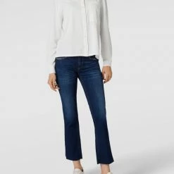 Liu Jo White Jeans Mit Zierbesatz Modell 'FLY' - Blau