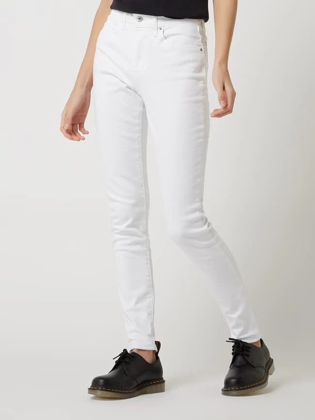 Levi's® Skinny Fit High Rise Jeans Mit Stretch-Anteil Modell '721' - Water<Less™ - Weiß 6 Levi's® Skinny Fit High Rise Jeans Mit Stretch-Anteil Modell '721' - Water<Less™ - Weiß – Bild 4