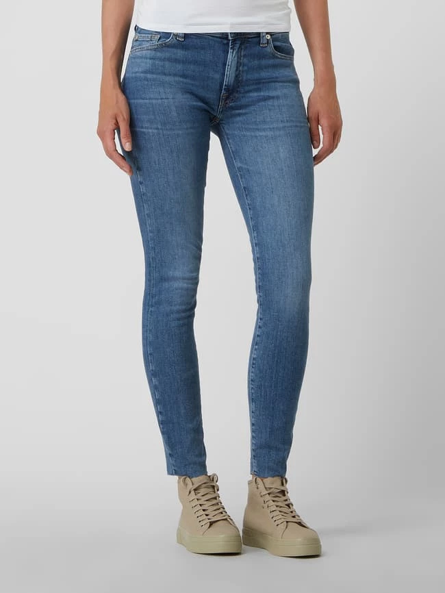 7 For All Mankind Skinny Fit Jeans Mit Stretch-Anteil - Blau 6 7 For All Mankind Skinny Fit Jeans Mit Stretch-Anteil - Blau – Bild 4