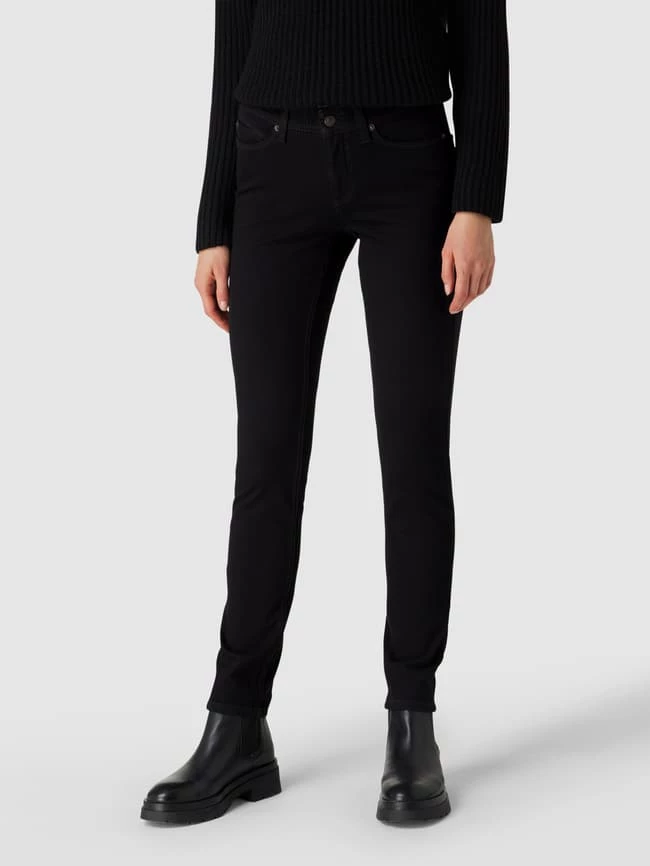 Cambio Coloured Skinny Fit Jeans Mit Stretch-Anteil - Schwarz 6 Cambio Coloured Skinny Fit Jeans Mit Stretch-Anteil - Schwarz – Bild 4