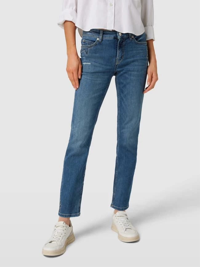 Cambio Jeans Mit Zierbesatz Modell 'PARIS' - Blau 6 Cambio Jeans Mit Zierbesatz Modell 'PARIS' - Blau – Bild 4