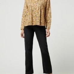 NA-KD Straight Fit High Waist Jeans Aus Baumwolle - Schwarz