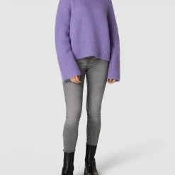 Only Skinny Fit Jeans Im 5-Pocket-Design Modell 'RAIN' - Hellgrau