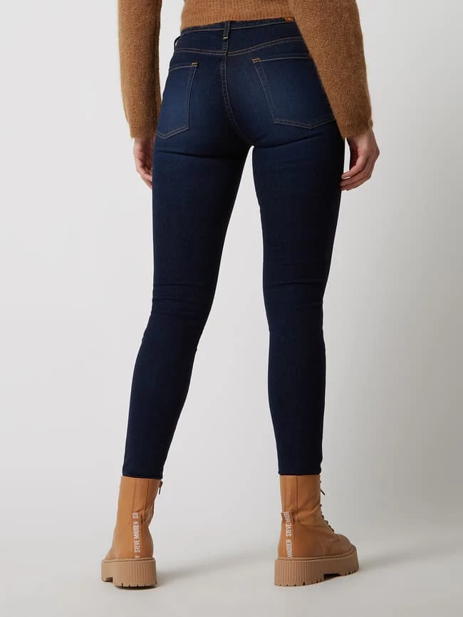 7 For All Mankind Skinny Fit Jeans Aus Baumwolle - Dunkelblau 7 7 For All Mankind Skinny Fit Jeans Aus Baumwolle - Dunkelblau – Bild 5