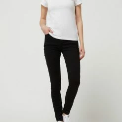 Calvin Klein Jeans Skinny Fit High Rise Jeans Mit Stretch-Anteil - Schwarz