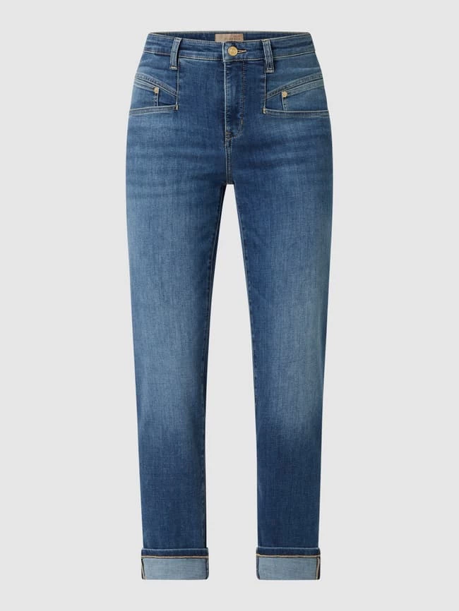 MAC MAC X Sylvie Meis 24/7 Mom Fit Jeans Mit Stretch-Anteil Modell 'Rich' - Blau 4 MAC MAC X Sylvie Meis 24/7 Mom Fit Jeans Mit Stretch-Anteil Modell 'Rich' - Blau – Bild 2