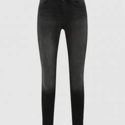 Only Stone Washed Skinny Fit Jeans - Schwarz