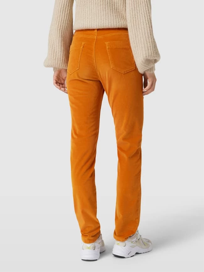 Brax Slim Fit Jeans In Samt-Optik Modell 'Mary' - Dunkelgelb 7 Brax Slim Fit Jeans In Samt-Optik Modell 'Mary' - Dunkelgelb – Bild 5