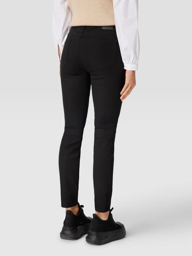 BOSS Casualwear Slim Fit Jeans Mit Label-Detail Modell 'CROP' - Schwarz 7 BOSS Casualwear Slim Fit Jeans Mit Label-Detail Modell 'CROP' - Schwarz – Bild 5