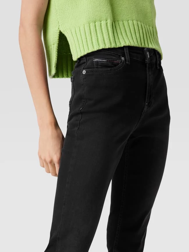 Tommy Jeans Skinny Fit Jeans Mit Label-Detail Modell 'NORA' - Schwarz 5 Tommy Jeans Skinny Fit Jeans Mit Label-Detail Modell 'NORA' - Schwarz – Bild 3