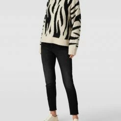 MAC Jeans Mit Label-Patch Modell 'Chic' - Dunkelgrau