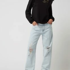 Calvin Klein Jeans Straight Fit Jeans Aus Baumwolle - Hellblau