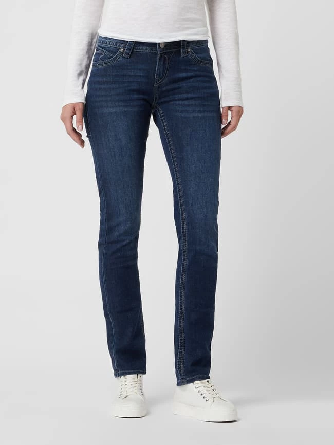 Blue Monkey Slim Fit Jeans Mit Stretch-Anteil Modell 'Laura' - Blau 6 Blue Monkey Slim Fit Jeans Mit Stretch-Anteil Modell 'Laura' - Blau – Bild 4