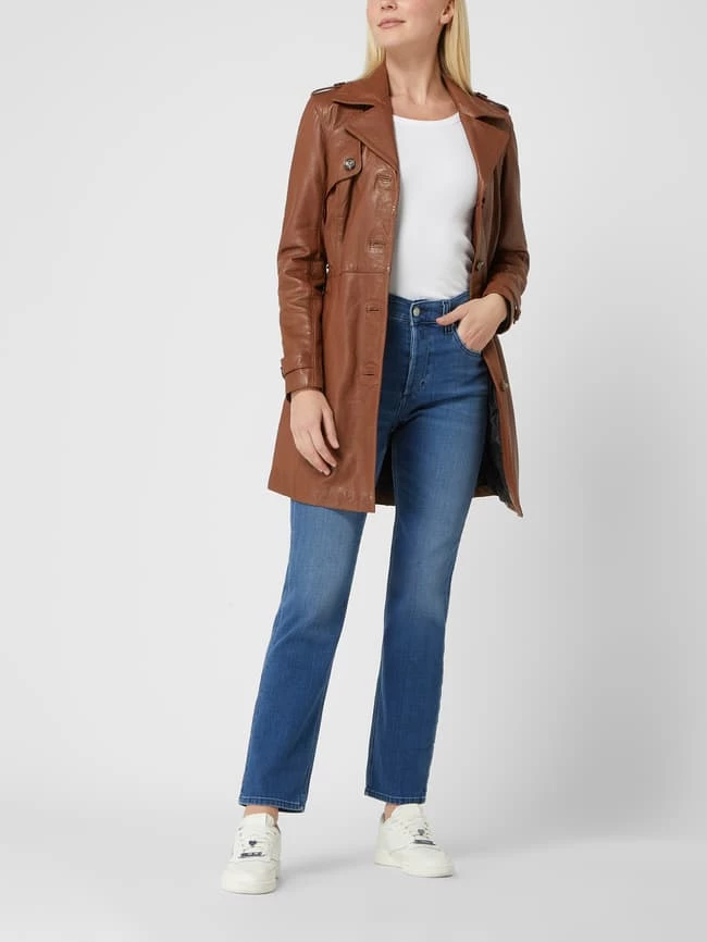Replay Straight Fit High Rise Jeans Mit Stretch-Anteil Modell 'Mailke' - Bleu 3 Replay Straight Fit High Rise Jeans Mit Stretch-Anteil Modell 'Mailke' - Bleu