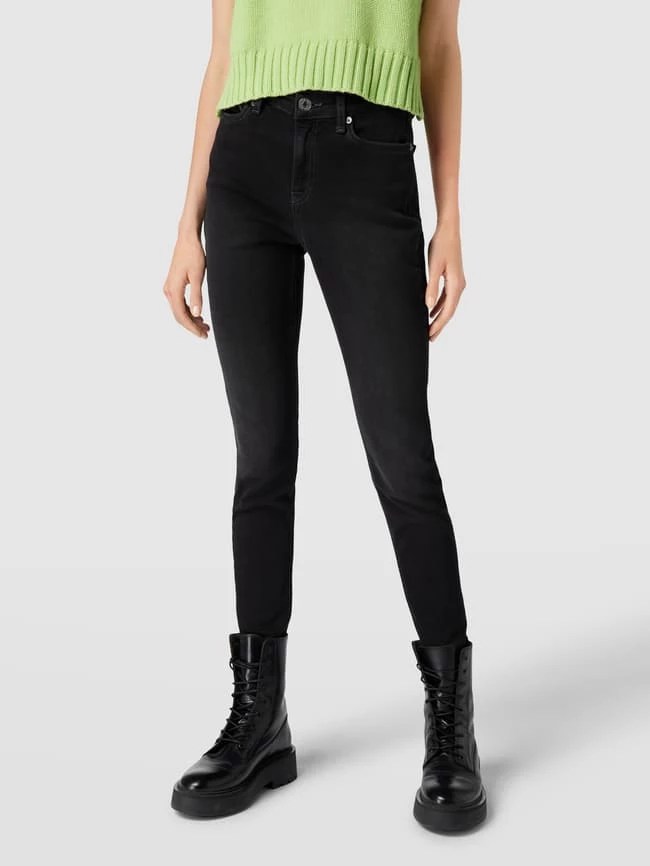 Tommy Jeans Skinny Fit Jeans Mit Label-Detail Modell 'NORA' - Schwarz 6 Tommy Jeans Skinny Fit Jeans Mit Label-Detail Modell 'NORA' - Schwarz – Bild 4