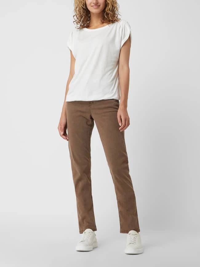 Angels Straight Fit Jeans Mit Lyocell-Anteil Modell 'Cici' - Mittelbraun 3 Angels Straight Fit Jeans Mit Lyocell-Anteil Modell 'Cici' - Mittelbraun