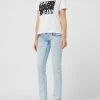 Pepe Jeans Straight Fit Low Waist Mit Stretch-Anteil Modell 'Venus' - Hellblau
