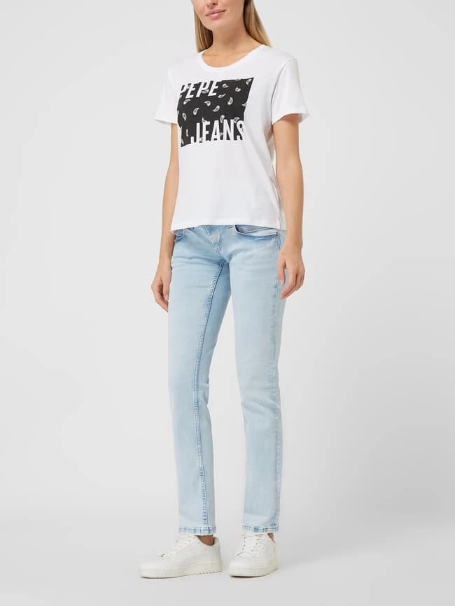 Pepe Jeans Straight Fit Low Waist Mit Stretch-Anteil Modell 'Venus' - Hellblau 3 Pepe Jeans Straight Fit Low Waist Mit Stretch-Anteil Modell 'Venus' - Hellblau