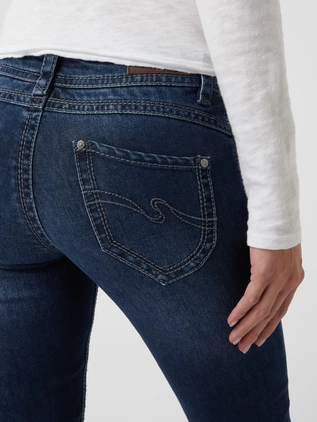 Blue Monkey Slim Fit Jeans Mit Stretch-Anteil Modell 'Laura' - Blau 5 Blue Monkey Slim Fit Jeans Mit Stretch-Anteil Modell 'Laura' - Blau – Bild 3