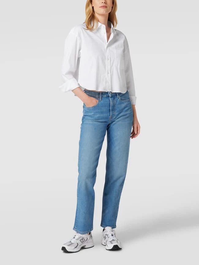 Tommy Hilfiger Curve Jeans Mit Label-Patch - Bleu 3 Tommy Hilfiger Curve Jeans Mit Label-Patch - Bleu