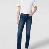 Cambio Jeans Im Used-Look Modell 'Parla' - Blau