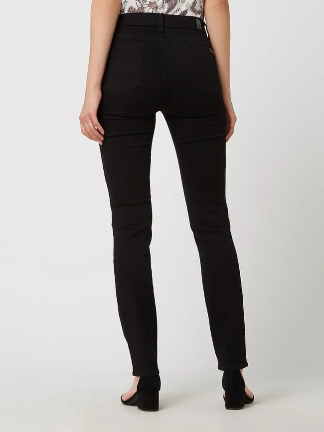 7 For All Mankind Jeans In Schmaler Passform Mit Stretch-Anteil Modell 'Roxanne' - Schwarz 7 7 For All Mankind Jeans In Schmaler Passform Mit Stretch-Anteil Modell 'Roxanne' - Schwarz – Bild 5