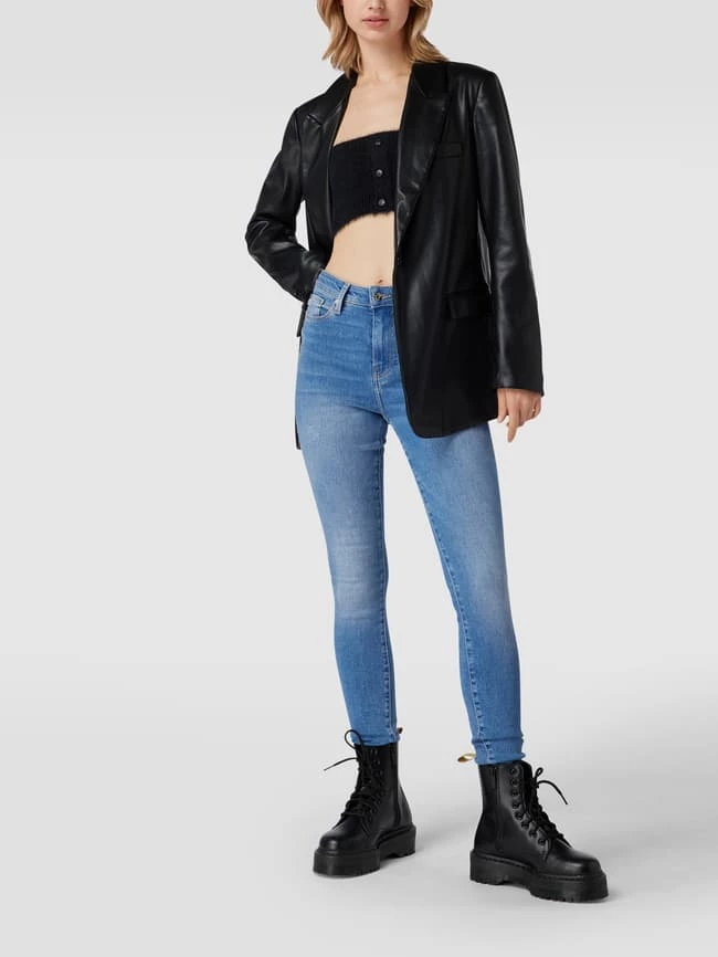 Tommy Hilfiger Skinny Fit Jeans Im Used-Look Modell 'HARLEM' - Bleu 3 Tommy Hilfiger Skinny Fit Jeans Im Used-Look Modell 'HARLEM' - Bleu