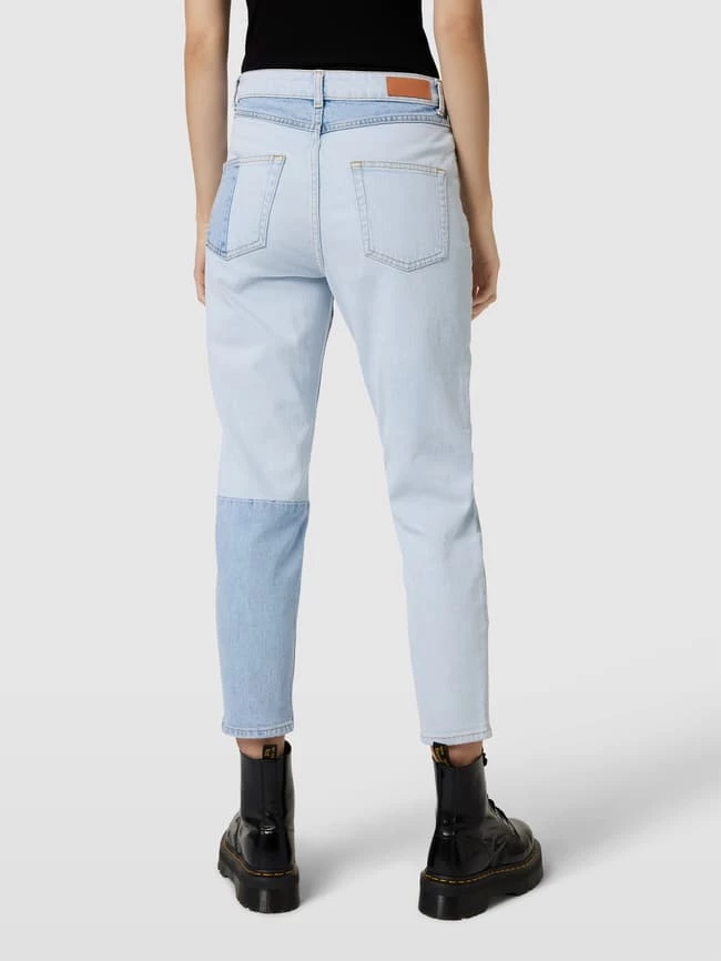 REVIEW Slim Fit Jeans Im Patchwork-Look - Bleu 7 REVIEW Slim Fit Jeans Im Patchwork-Look - Bleu – Bild 5