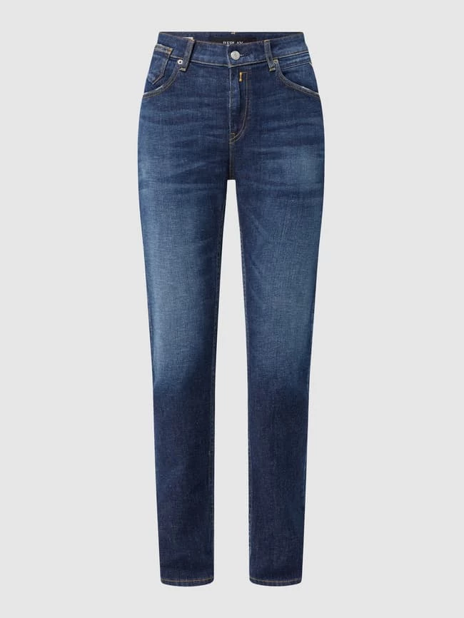 Replay Slim Boyfriend Fit Jeans Mit Stretch-Anteil Modell 'Marty' - Blau 4 Replay Slim Boyfriend Fit Jeans Mit Stretch-Anteil Modell 'Marty' - Blau – Bild 2
