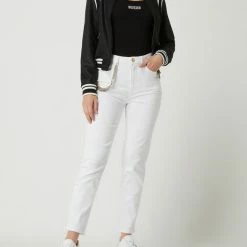 Guess Tapered Fit High Waist Jeans Mit Stretch-Anteil - Weiß
