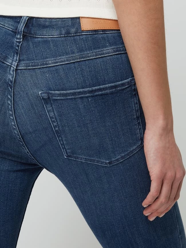 REVIEW High Waist Skinny Fit Jeans Mit Stretch-Anteil - Dunkelblau 5 REVIEW High Waist Skinny Fit Jeans Mit Stretch-Anteil - Dunkelblau – Bild 3