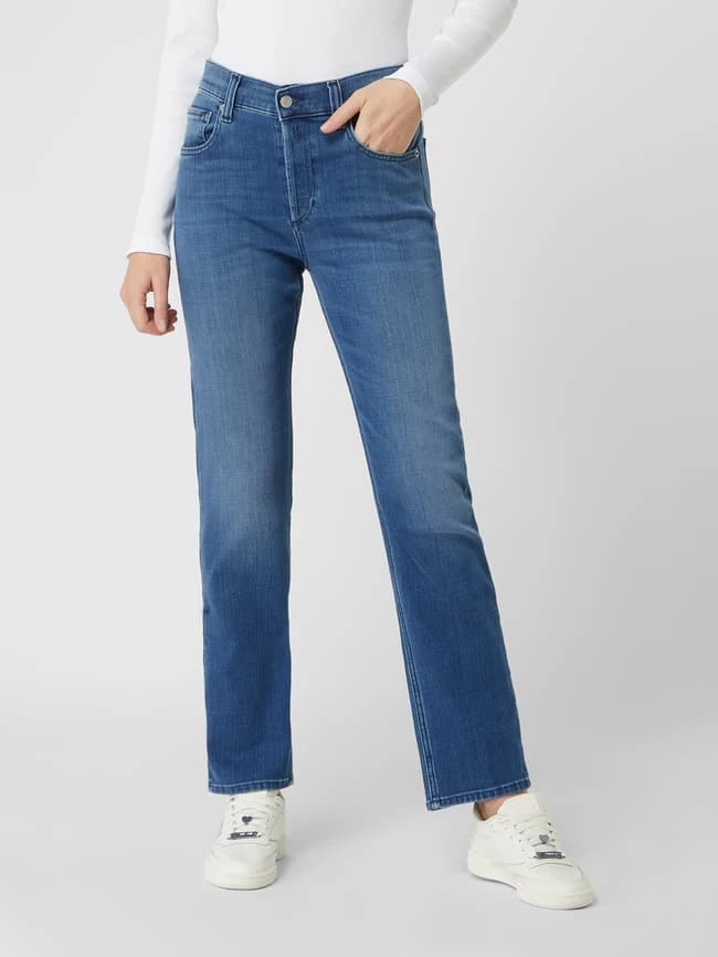 Replay Straight Fit High Rise Jeans Mit Stretch-Anteil Modell 'Mailke' - Bleu 6 Replay Straight Fit High Rise Jeans Mit Stretch-Anteil Modell 'Mailke' - Bleu – Bild 4