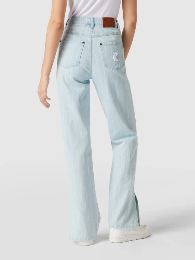 KARL KANI Jeans Mit Streifenmuster - Blau 7 KARL KANI Jeans Mit Streifenmuster - Blau – Bild 5