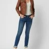 LTB Slim Fit Jeans Mit Stretch-Anteil Modell 'Zen' - Dunkelblau