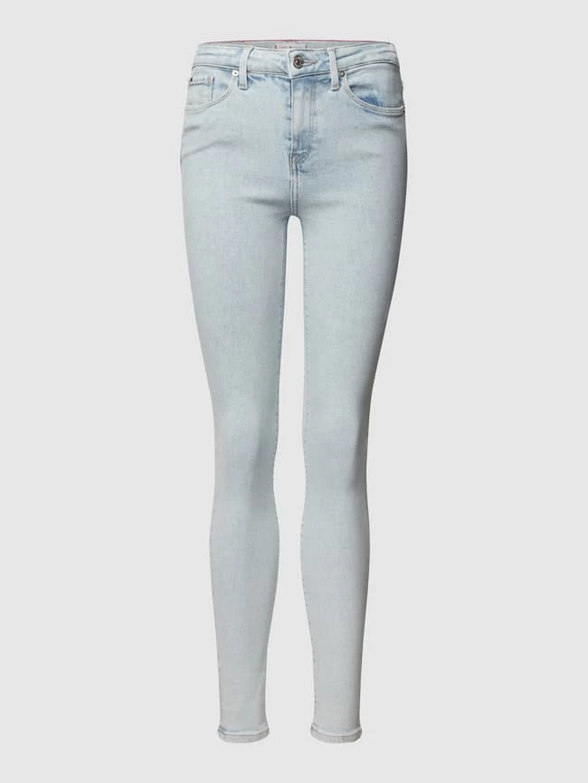Tommy Hilfiger Skinny Fit Jeans Mit Label-Detail Modell 'Europe' - Hellblau 4 Tommy Hilfiger Skinny Fit Jeans Mit Label-Detail Modell 'Europe' - Hellblau – Bild 2