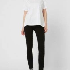 7 For All Mankind Shop 32 7 For All Mankind Slim Fit Jeans Mit Lyocell-Anteil Modell 'Roxanne' - Schwarz